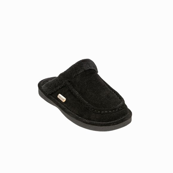 Natural Fashion Oliver Suede Men Slippers | 1-Piece | Black | 8 - Picture 2 of 4